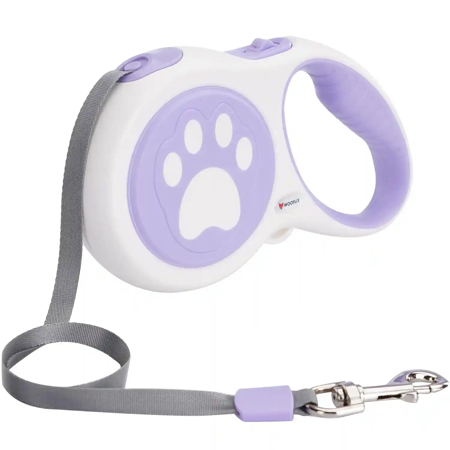 Wooflix Retractable Leash for Upto 20 kg Dog- 16 Feet, Purple