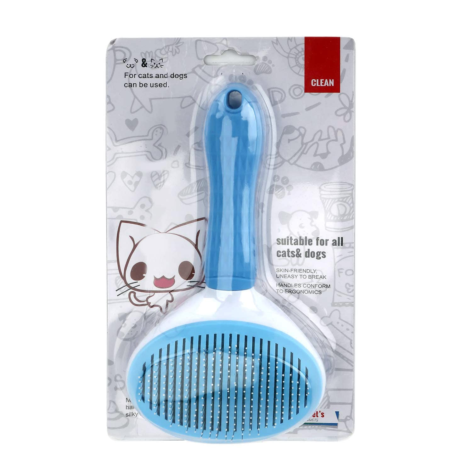 Wooflix Dog and Cat Hair Grooming Brush - Slicker Brush